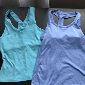 2 Athletic Tank Tops Blue Sincerely Jules and Jockey